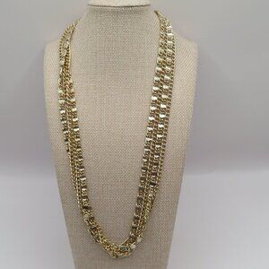 Sarah Coventry Gold Tone Multi-Strand Necklace